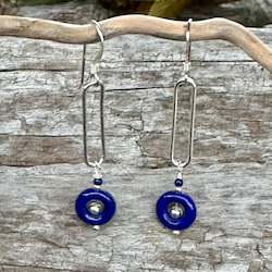 Earrings: Lapis lazuli earrings
