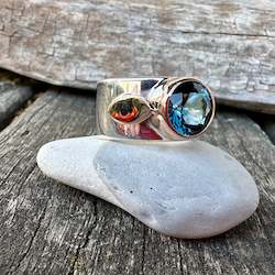 Rings: London Blue topaz Amore ring
