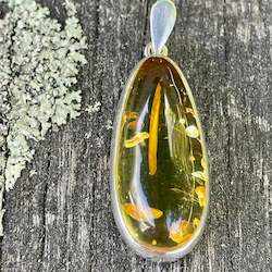 Baltic Amber: Small Baltic amber pendant
