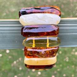 Baltic Amber: Baltic amber cuff bangle