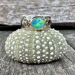 Rings: Australian crystal Opal Amore ring