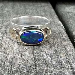 Rings: Black opal Amore ring