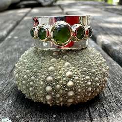 New Zealand Pounamu Greenstone: Pounamu Serenity ring