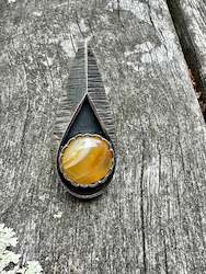 Rings: Vintage Polish carnellian ring