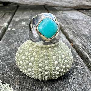 Half Price: Amazonite ring
