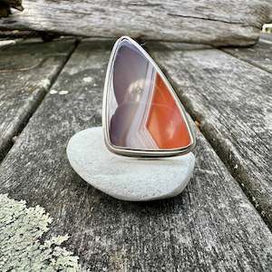 Half Price: Botswana agate ring
