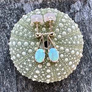 Half Price: Australian crystal opal earrings