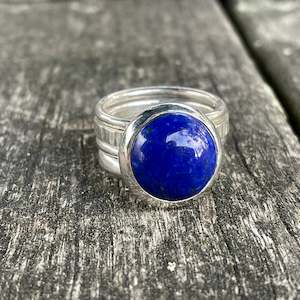 Spinner And Unity Rings: Lapis Lazuli Unity ring