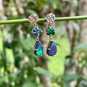 Wild At Heart: 14ct Boulder Opal Wild at Heart Earrings