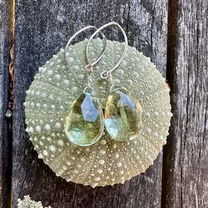 Under 300: Prasiolite earrings