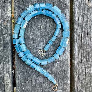 Necklaces: 200 carat Brazilian aquamarine necklace