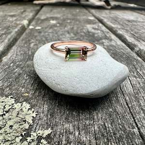 Shop All: .96 ct watermelon tourmaline ring
