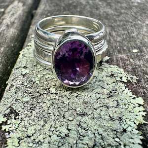 Shop All: Brazilian amethyst unity ring