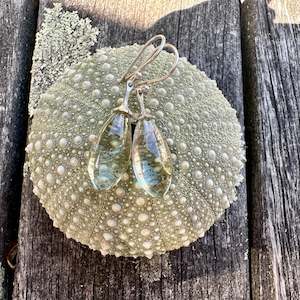 Shop All: Prasiolite drop earrings