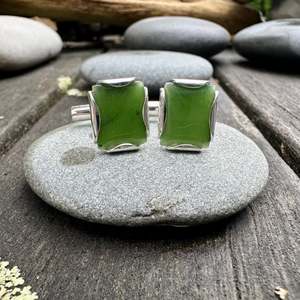 Shop All: New Zealand greenstone cufflinks