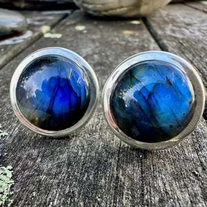 Mens Jewellery: labradorite cufflinks