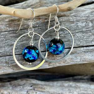 Under 300: Japanese lampwork earrings