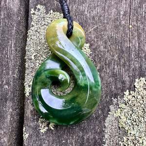 All Pounamu: Marsden flower rau kumara koru
