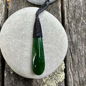 All Pounamu: small translucent NZ greenstone roimata